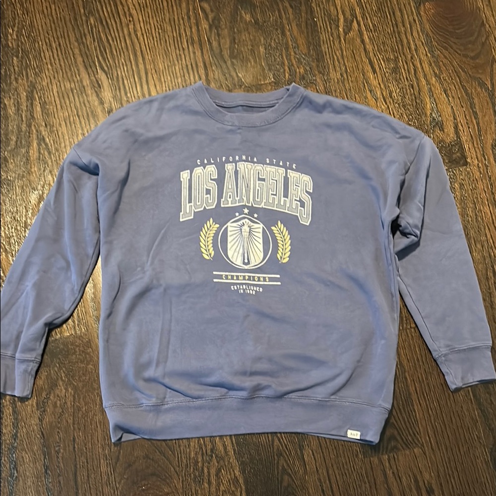 Abercrombie Kids Los Angeles Graphic Sweater - Blue